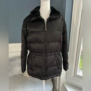 Larry Levine Black Puffer Jacket